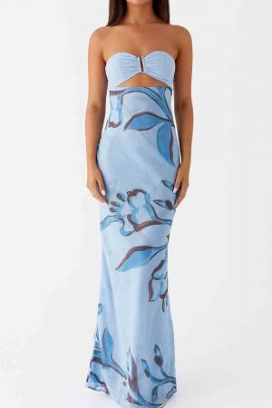 Angel OPEN SHOULDER Maxi Dress