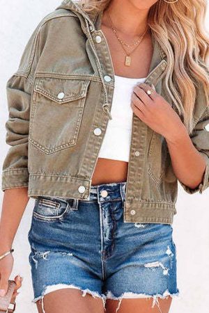 Ava Drawstring Hooded Jacket