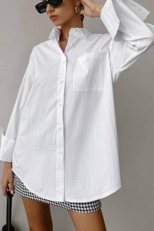 Seraphina High Cuff Oxford