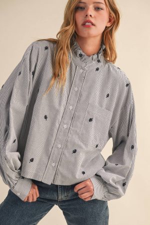 SCARLETT EMBOIDERED BLOUSE