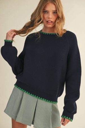 MAGGIE PUFF SLEEVE SWEATER
