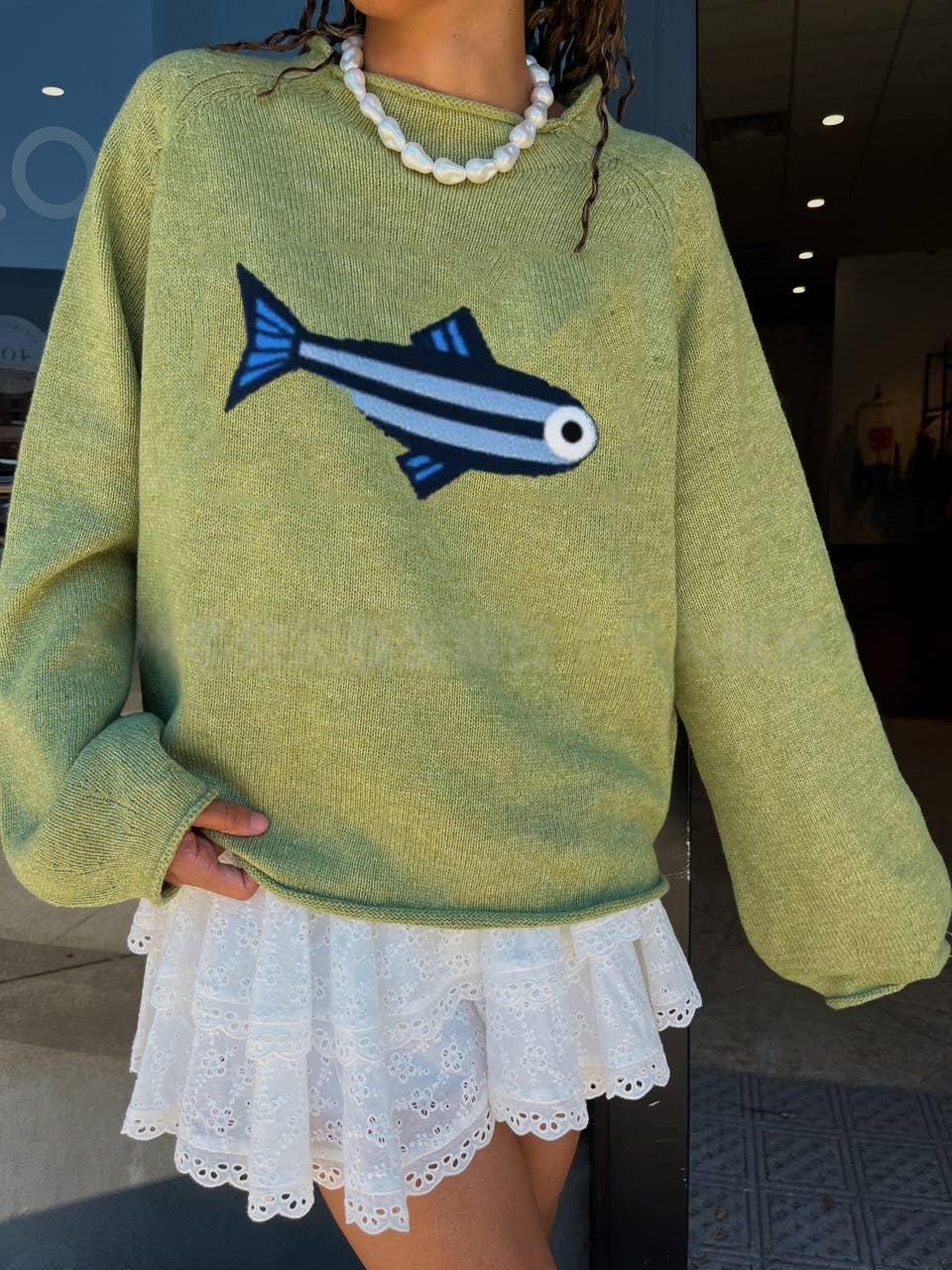 Shelleyen fish sweater