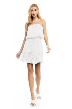 Dani Strapless Tiered Mini Tube Dress