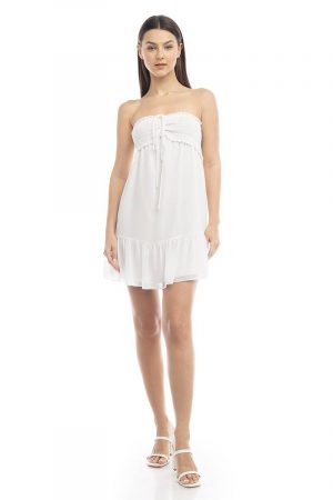 Hanni Smocked Halter Neck Dress