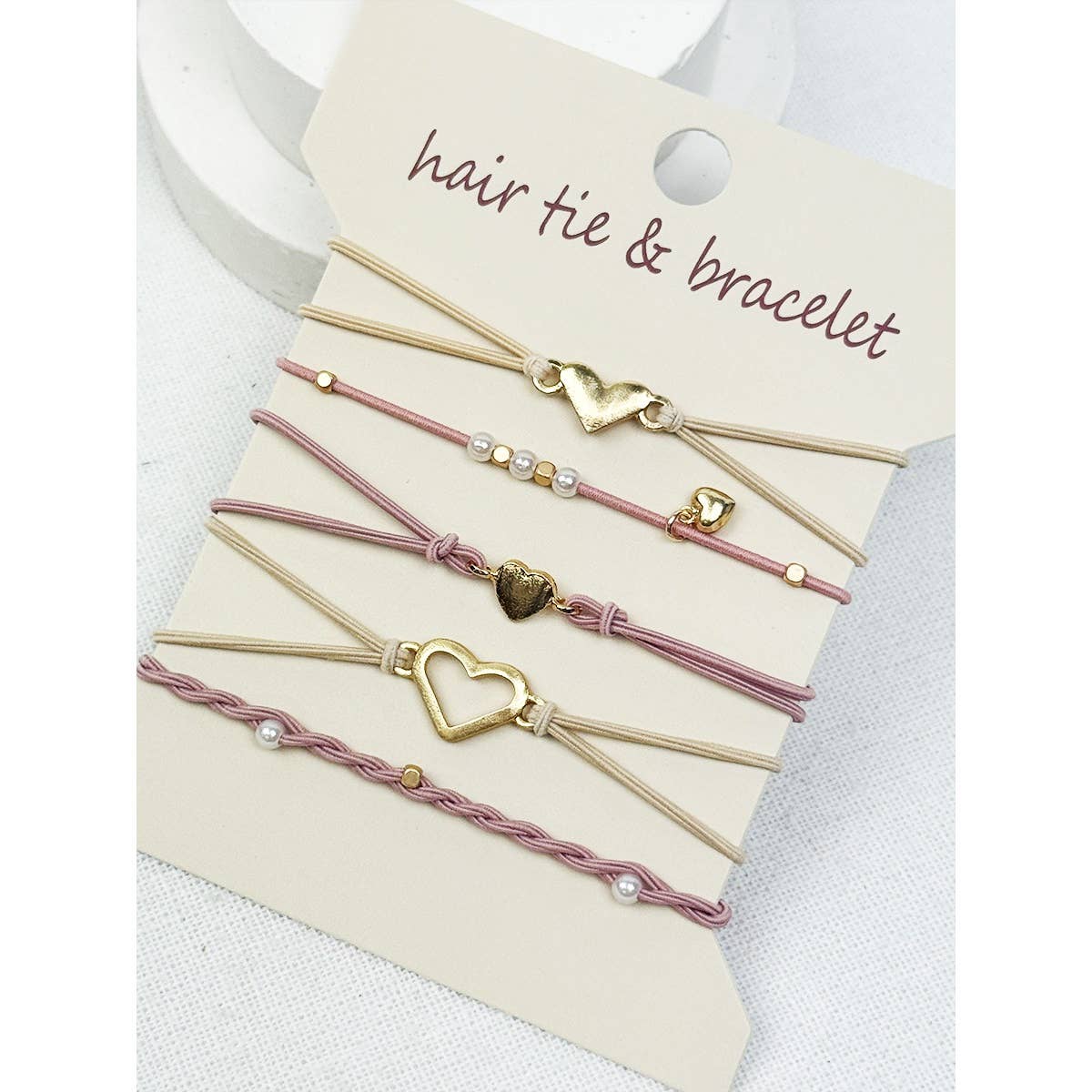 The Heart Hair Tie Bracelets