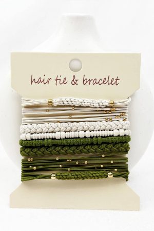 The Greens Hair Tie Bracelets