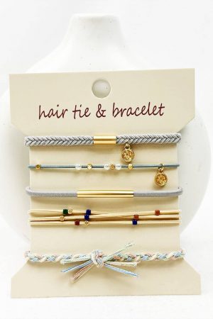 The Blue Hair Tie Bracelets