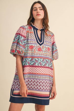 Muffy Bubble Sleeve dress