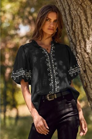 Miles embroidered blouse