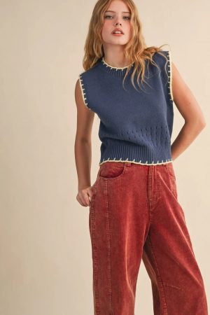 Alex Anne sleeveless sweater vest