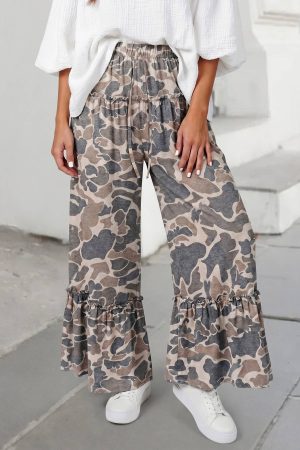 Rilyn Cameo Print Wide Leg Pant - PREORDER - ESTIMATED SHIP DATE JUNE 20