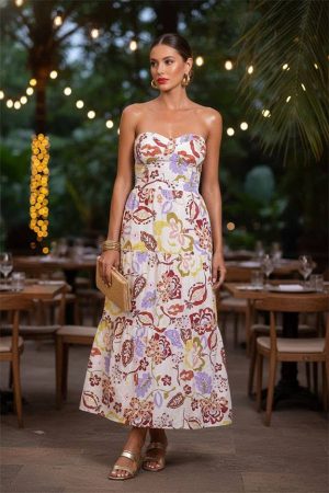 Rebeccah Floral Print Dress