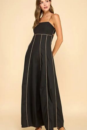 Lexie Fitted Bodice with A Square Neckline Maxi