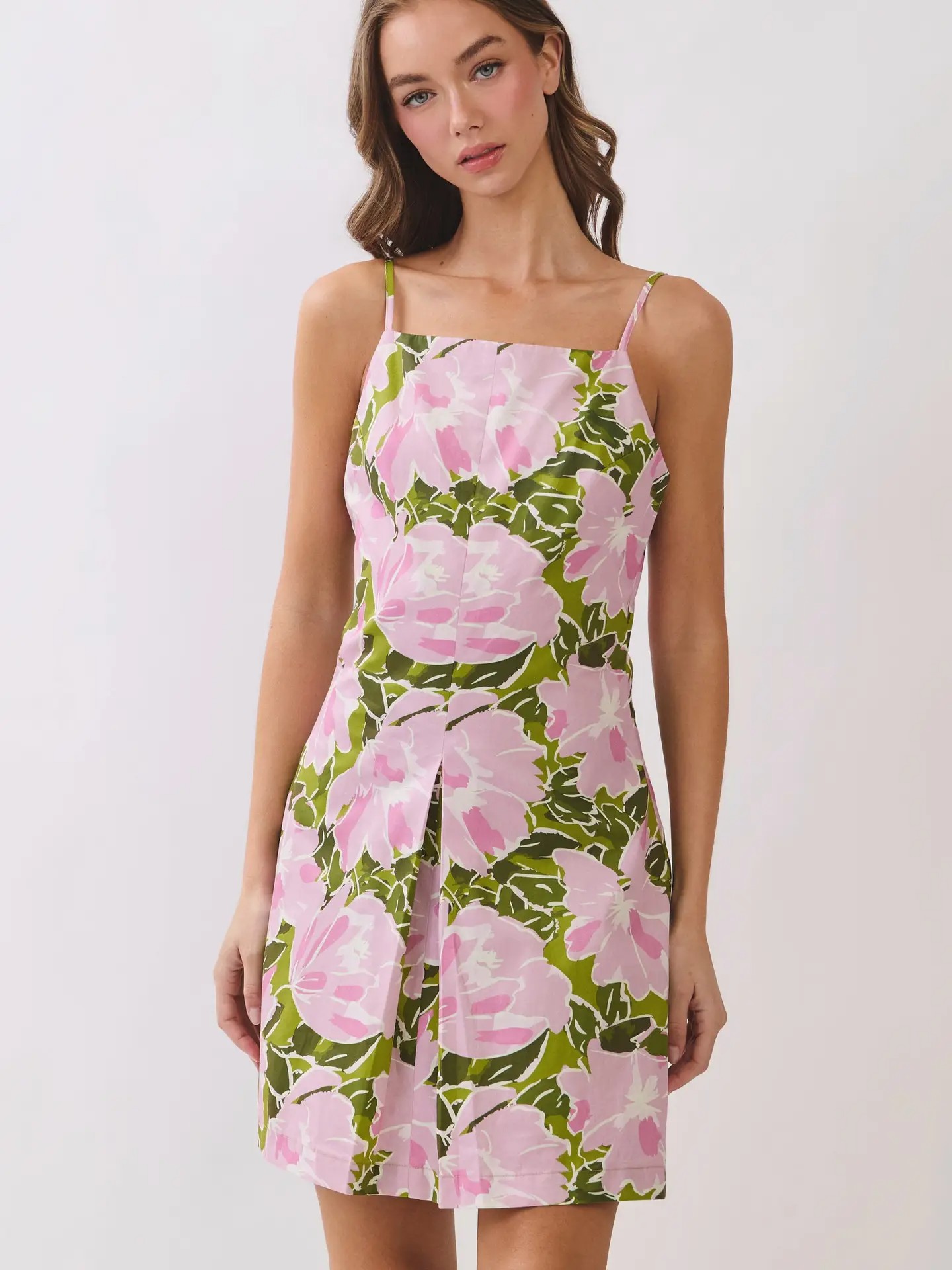 Posie Pink & Green Floral Wide-Leg Jumpsuit
