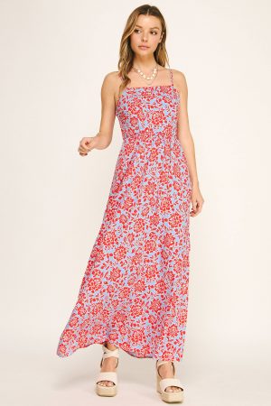 Cami Anne Square Neck Maxi Dress