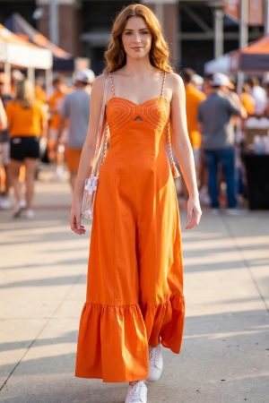 Jeanne Spice Corset Inspired Maxi Dress with Braided Shoulder Strap